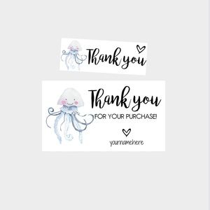 33. Jellyfish Personalized Package Inserts | Stickers Combo